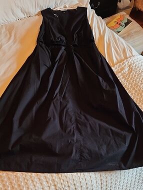 Universal Thread Black Maxi Dress - Sleeveless A-Line